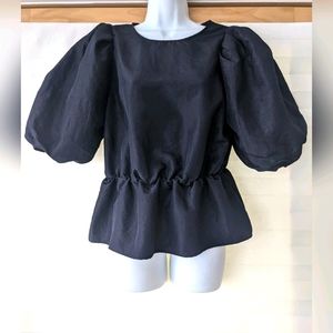 H&M Women's Puffy Sleeve Blouse